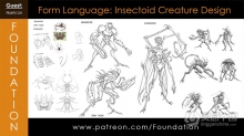 Norris Lin画师昆虫类生物设计数字绘画视频教程