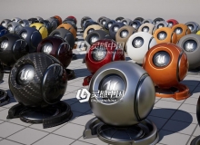 C4D最全OC渲染器Octance Render材质球预设包大合集
