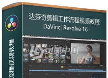DaVinci Resolve 16达芬奇剪辑工作流程视频教程