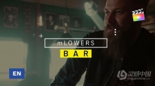 FCPX插件-50种现代设计精美轻巧字幕条标题动画FCPX插件下载 motionVFX – mLowers Bar