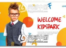 现代时尚可爱儿童乐园图文展示AE模板 Videohive Kids Park Promotion