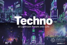 赛博朋克游戏风格AI人工智能Lightroom预设及视频调色LUT预设