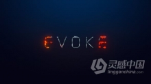 AE模板 燃烧金属标志视频片头Evoke Logo Title Reveal AE工程 AE文件