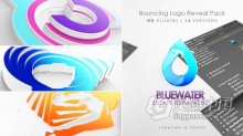 3D切片弹跳动画三维LOGO明亮公司标志宣传视频片头 AE模板 AE工程文件 Bouncing 3D Logo Reveal | 3D, Object