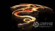 AE模板 火焰燃烧3D LOGO动画视频片头制作 AE工程 AE文件
