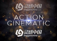火星粒子背景影视动作文字标题片头AE模板 Videohive Action Cinematic Trailer