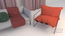 Marvelous Designer室内场景家具布料模拟实例制作视频教程 中文字幕 Marvelous Designer: ArchViz Cloth Simu