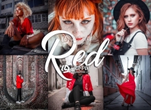 INS网红通透人像色调LR预设+手机lr预设 10 Lightroom Presets - Red