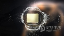 超有意境的滴水飞溅标志3D液体掉落泛起波浪涟漪水LOGO动画AE模板AE工程文件 Dropping Splash Logo Reveal