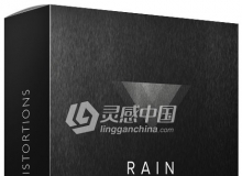 Lens Distortions系列自然光元素降雨效果PS动作+20组降雨效果素材 Rain