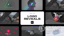 PR模板-25种卡通有趣多彩美丽图案动画LOGO片头 Logo Reveals with Premiere Pro