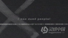 AE与PR模板-老式电影复古风格生化危机病毒恐怖标志动画 Horror Logo