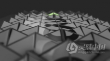 3D三角形片块画板翻转动画展示LOGO或图片效果视频片头 AE模板 AE工程文件 Triangle Animation Logo