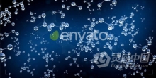 三维分子动画高科技医学解剖学生物学介绍视频片头 AE模板 AE工程文件 Molecule Reveal